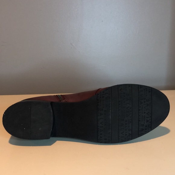 Salvia Nevis Brunello Butter Napa Leather brown zip ankle boots - Picture 12 of 16